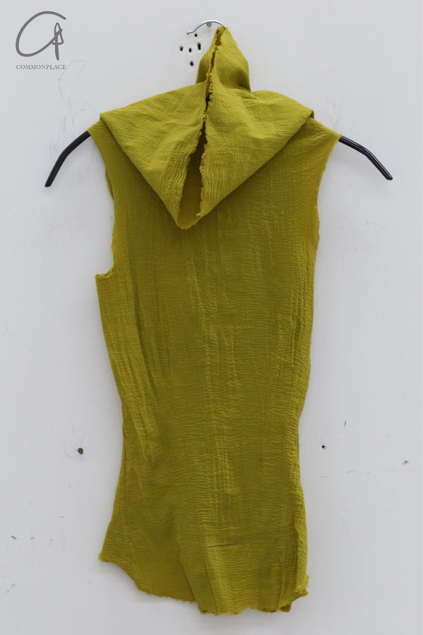 Marc Le Bihan Silk Shrink Turtleneck Top 26951 Series MLB-26951 E23-ANIS 26951 E23
